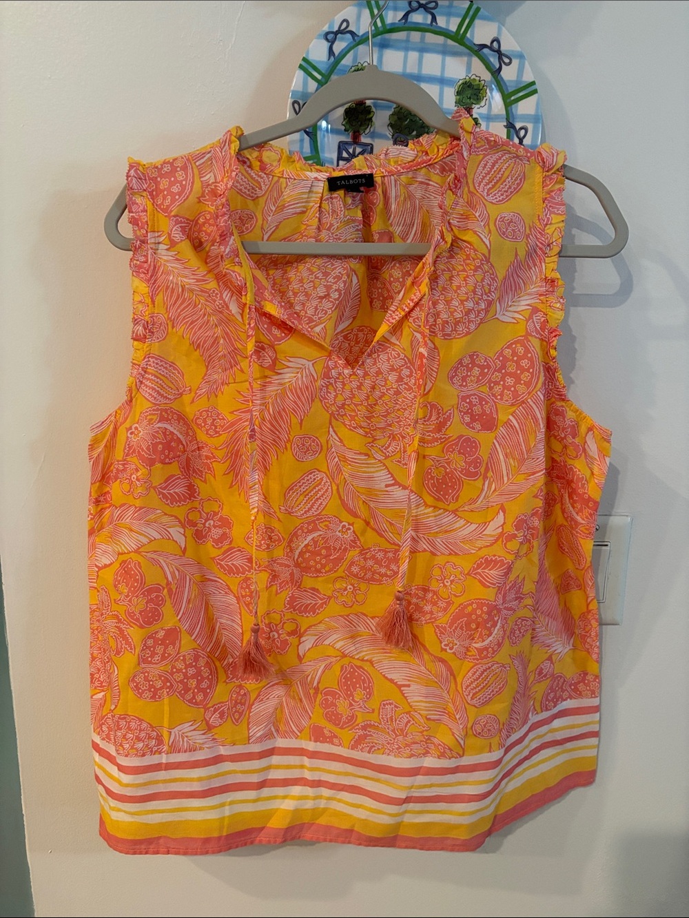 Talbots lightweight cotton blouse